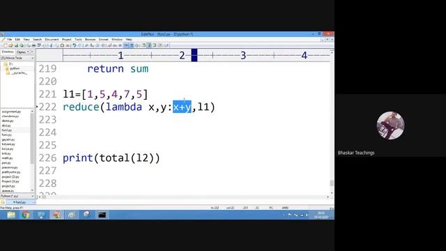 Python class-31 | map() and reduce() in Python | introduction to generators
