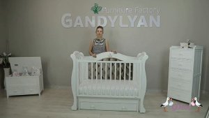 Обзор детской кроватки Гандылян модель Габриэлла люкс плюс converted