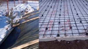 Монолитная плита под гараж зимой весной