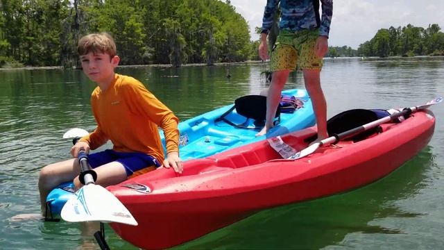 Pelican Boost 100 Kayak Skiing with 90lb Trolling Motor (Colton) смотреть онлайн