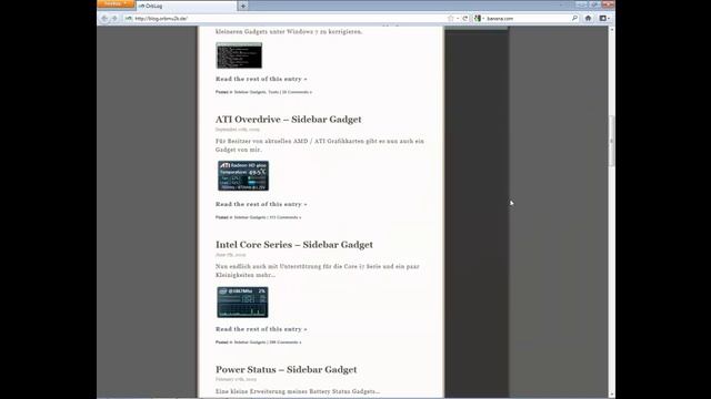 NVIDIA und ATI Grafikkarten Gadget