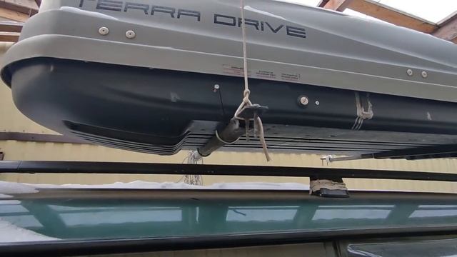 Бокс на крышу Terradrive 480. Опять сломался