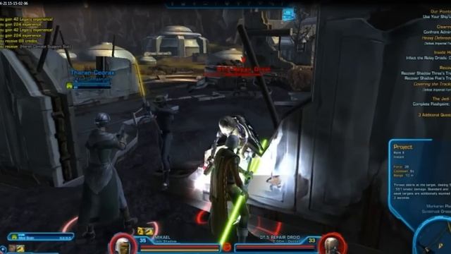 SWTOR Jedi Shadow Gameplay смотреть онлайн
