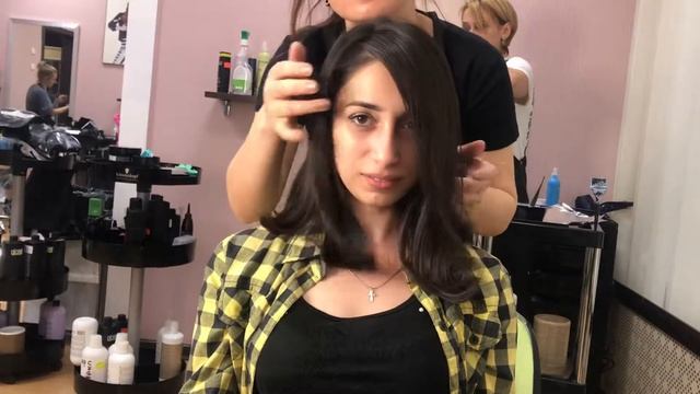 Стрижка каре на удлинение ?♀️и укладка смотреть онлайн