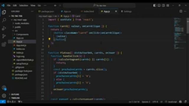 React Js | Tic Tac Toe (X | | O) : Apprenez à créer un jeu de tic-tac-toe avec React en 5 min смотреть онлайн