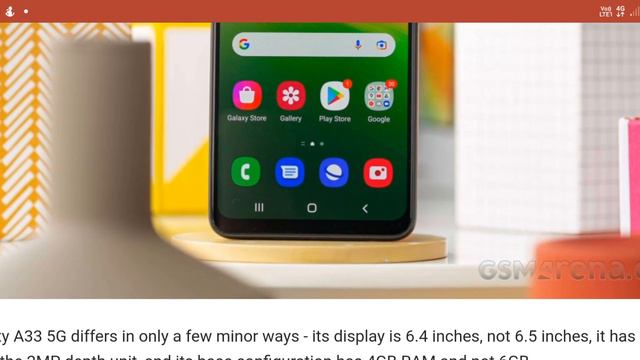 Leaked Galaxy A34 5G specs suggest little change from A33 5G ||
