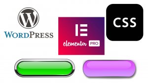 Как поменять цвет кнопки CSS классом на WordPress Elementor