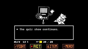 Undertale Gameplay - Meet Alphys & Mettaton Quiz show