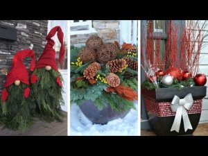 Красивый двор к Новому Году  Оригинальные идеи своими руками