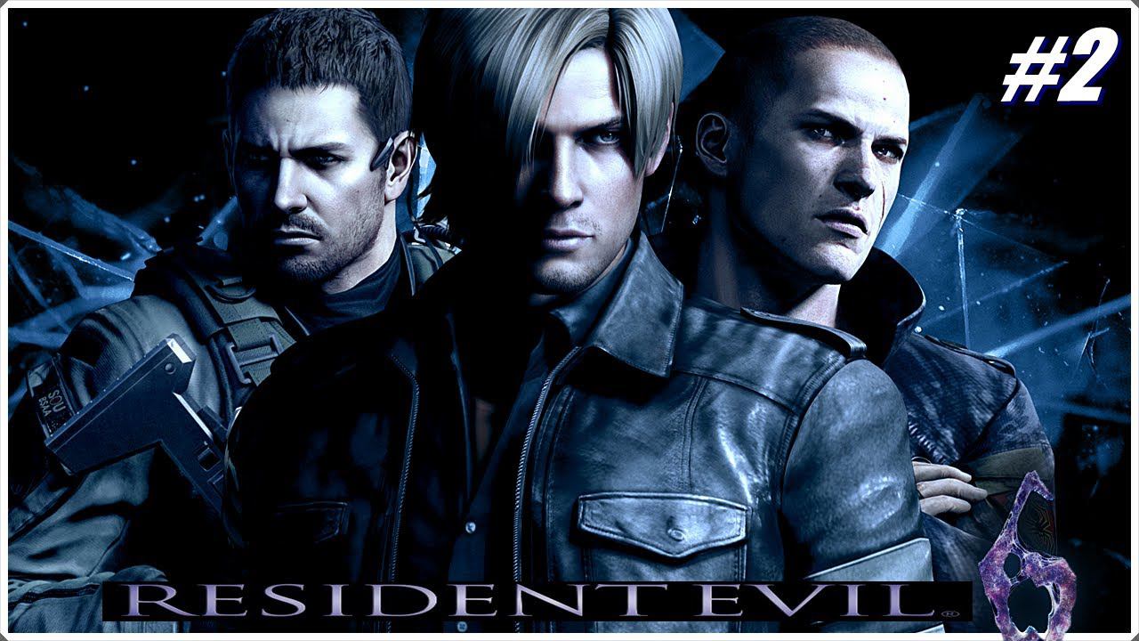 Леон✯Resident Evil 6 (часть 2)✯ ИГРОФИЛЬМ на русском ● PC