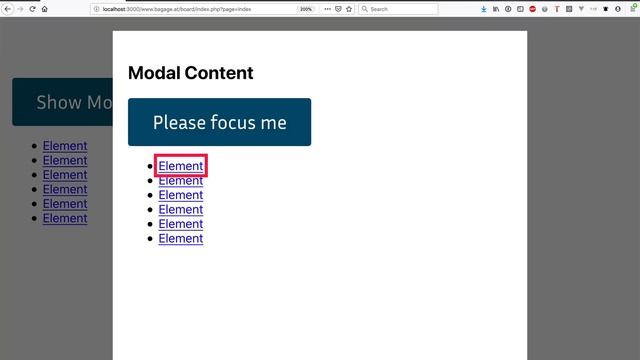 React demo: good focus management смотреть онлайн