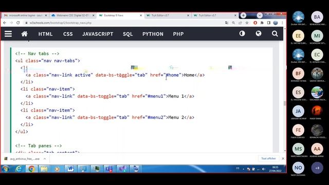 10.Bootstrap 5: Menu responsive / List Groups+ Cards + Dropdowns + Collapse + Nav + Navbar смотреть онлайн