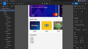 Introduction to basic design in figma using a banking app.