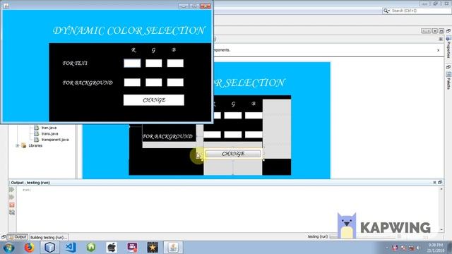 Lect 2.6 - Change background and Foreground color dynamically || Amazing stuff || смотреть онлайн
