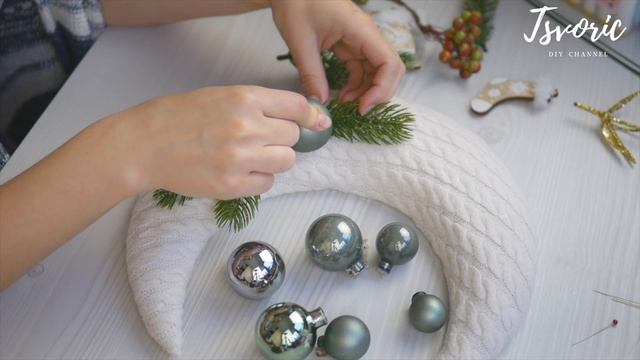 ?New Year's decor in the shape of the MOON / Новогодний декор в форме ЛУНЫ / DIY TSVORIC смотреть онлайн