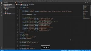 Как в Visual Studio Code изменить масштаб текста