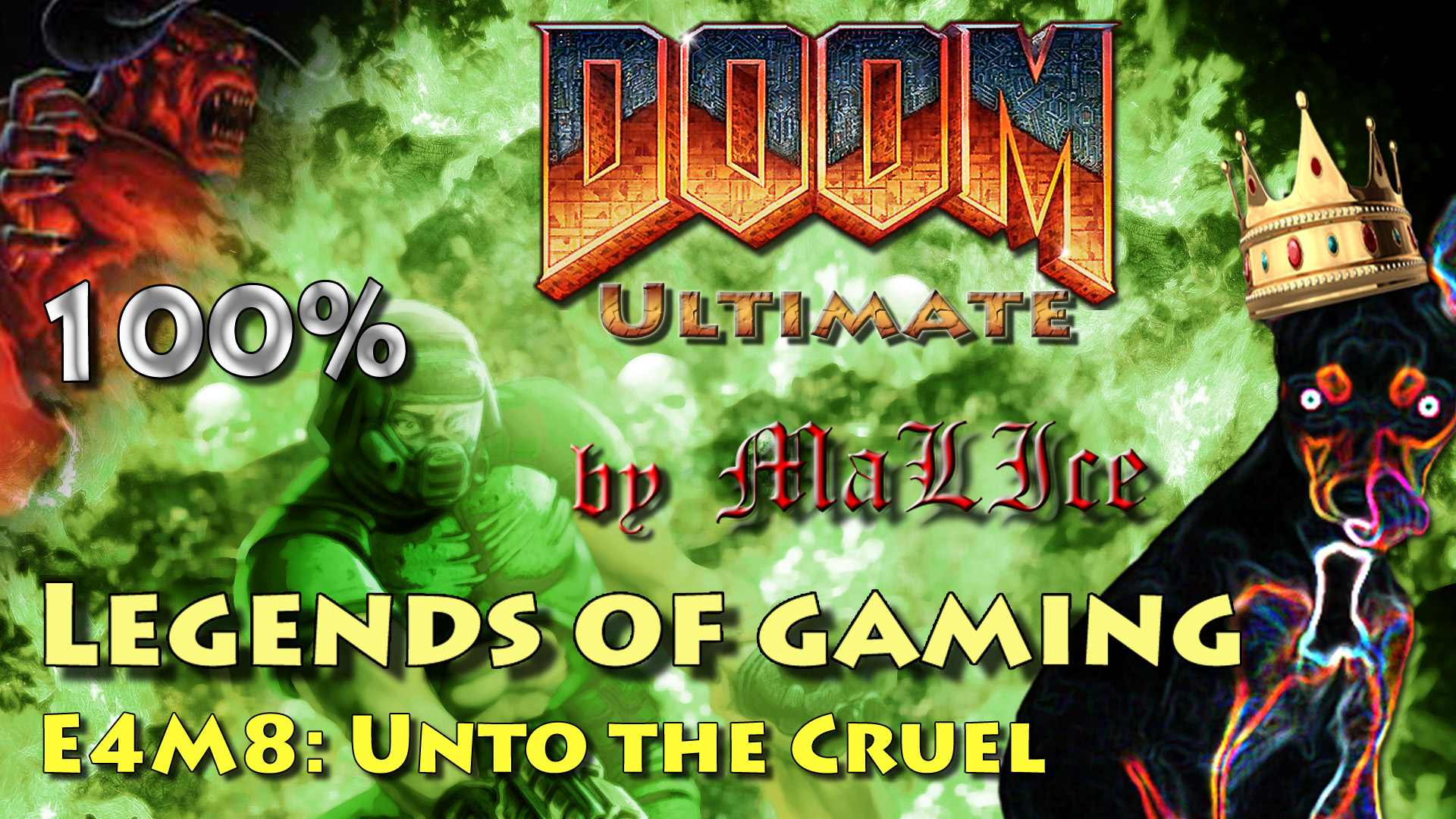 Doom Ultimate (100%) - E4M8: Unto the Cruel