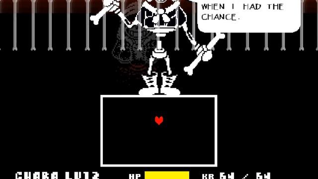Dustbelief The Bloody Ending Papyrus battle![undertale fangame] смотреть онлайн