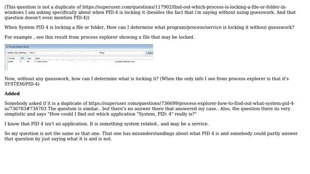 When System PID 4 is locking a file смотреть онлайн
