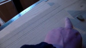 Часть 3 - разметка пазов на ступенях. Изготовление одномаршевой деревянной лестницы.