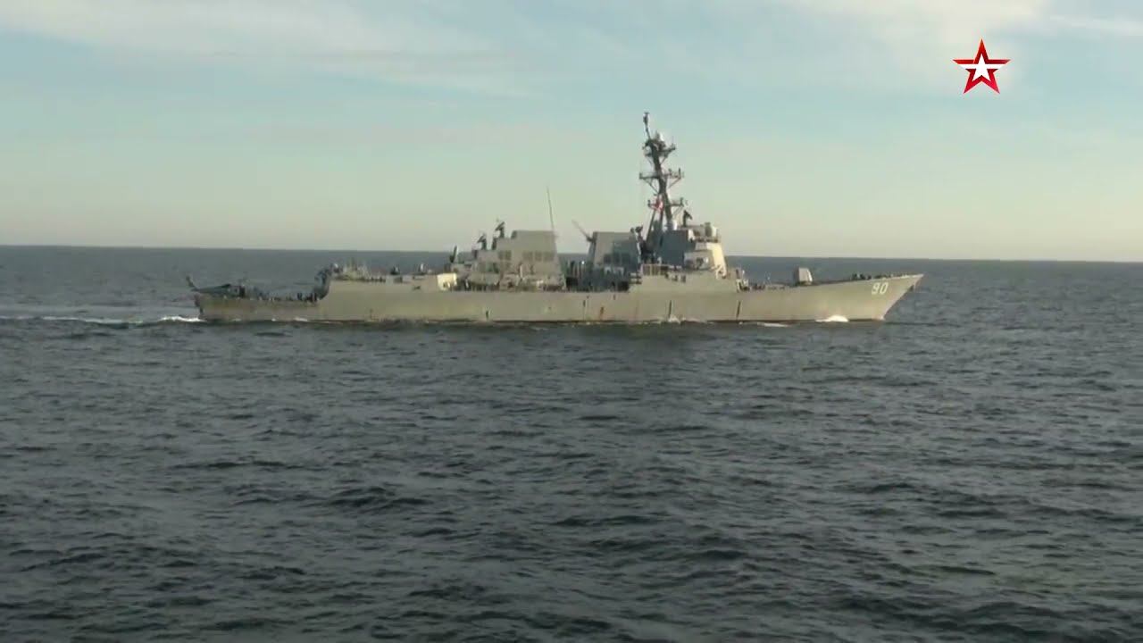 БПК Тихоокеанского флота «Адмирал Трибуц» не допустил нарушения границы эсминцем ВМС США