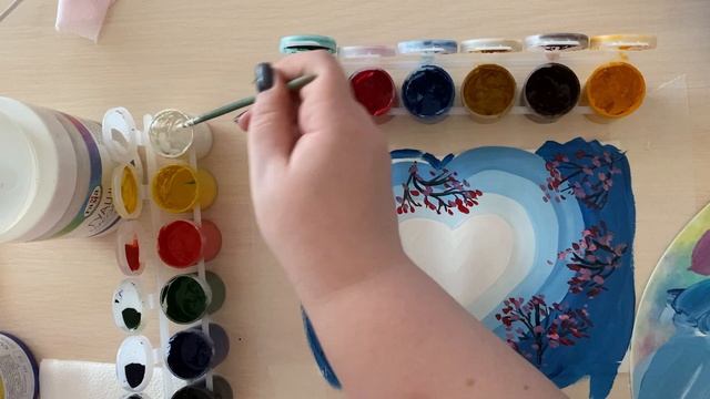 Простой рисунок красками. Урок рисования гуашью. Рисуем вместе смотреть онлайн