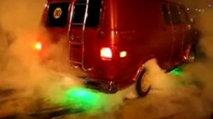 Chevrolet van 6.2 diesel burns tires