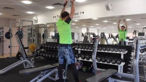 bodymaster : Жим стоя с использованием эспандера