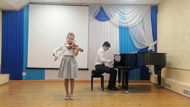 Ветрова Вероника (скрипка) Кадиров Артем (фортепиано) А. Гречанинов Весельчак смотреть онлайн