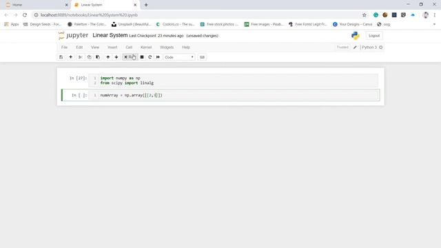 Numpy with Python Tutorial for Beginners | Linear System with Numpy in Python