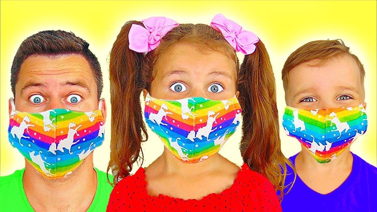 Милана и ее песня про антивирусные маски. смотреть онлайн