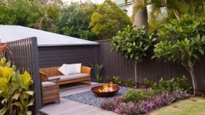 Дизайн внутреннего двора частного дома