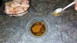 Куриные крылышки в духовке. Мега вкусный маринад.