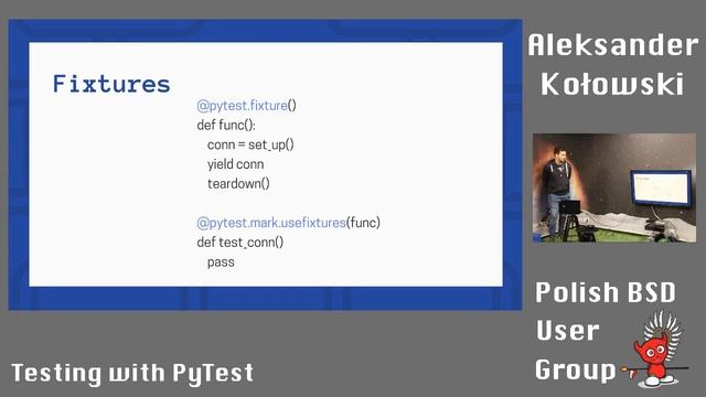 Testing with PyTest - BSD-PL December 2018 [3/3] смотреть онлайн