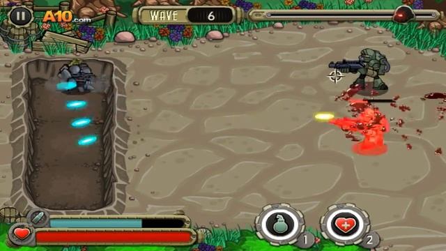 The Peacekeeper, отстреливайся от толпы врагов! игра для мальчиков смотреть онлайн