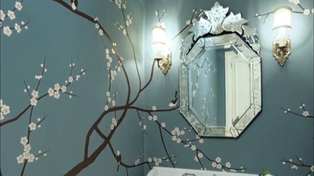 Художественная роспись на стенах в интерьере смотреть онлайн