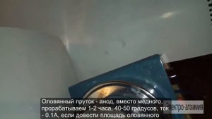 меднение и бронзирование из электролита со щавелевой кислотой