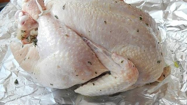 Курица, запеченная с лимоном