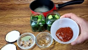 МАРИНОВАННЫЕ  СЛАДКО-ОСТРЫЕ ХРУСТЯЩИЕ ОГУРЧИКИ  // Очень, очень вкусные ))) Можно и на зиму )))