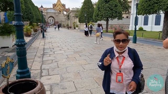 Бангкок, Таиланд. Прогулка по Королевскому дворцу. смотреть онлайн