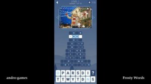 Frosty Words (by Second Gear Games) - free offline word puzzle game for Android and iOS - gameplay.