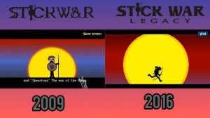 Stick War Vs Stick War: Legacy Intro Comparison