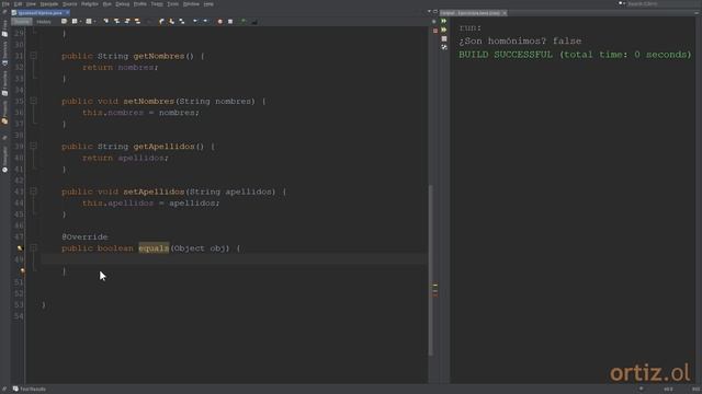 Java - Ejercicio 117: Sobreescribir el Método Equals de Object смотреть онлайн