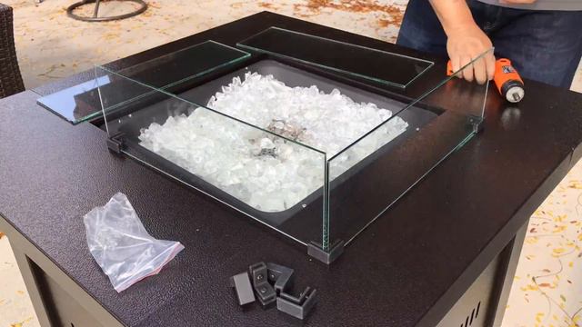 Glass Wind Guard for Fire Table Pit Review смотреть онлайн