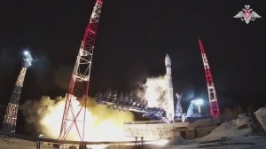 Запуск ракеты-носителя «Союз-2.1в» с космодрома Плесецк 29 марта 2023