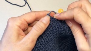 Мастер класс двусторонняя шапка резинкой полупатент ~ Шапка резинкой с отворотом ~ Идеальная шапка