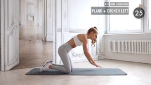 15 MIN SIXPACK WORKOUT - intense ab workout / No Equipment I Pamela Reif