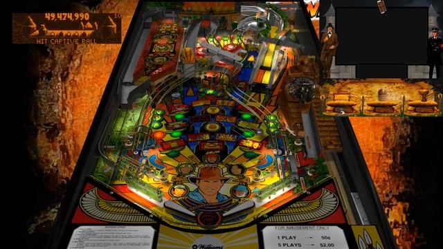 Indiana Jones The Pinball Adventure (PuP Pack) VPX смотреть онлайн