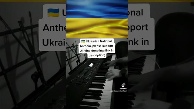 🇺🇦 Ukrainian National Anthem Piano Cover смотреть онлайн