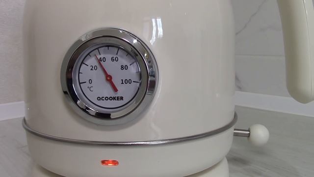 Электрический чайник Xiaomi Youpin OCOOKER в стиле ретро смотреть онлайн
